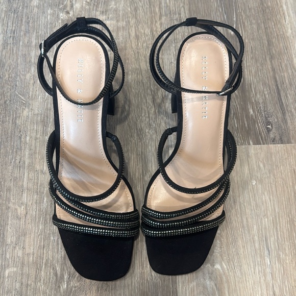 Kelly & Katie Cadene heels with rhinestones Size 11 - Picture 3 of 9